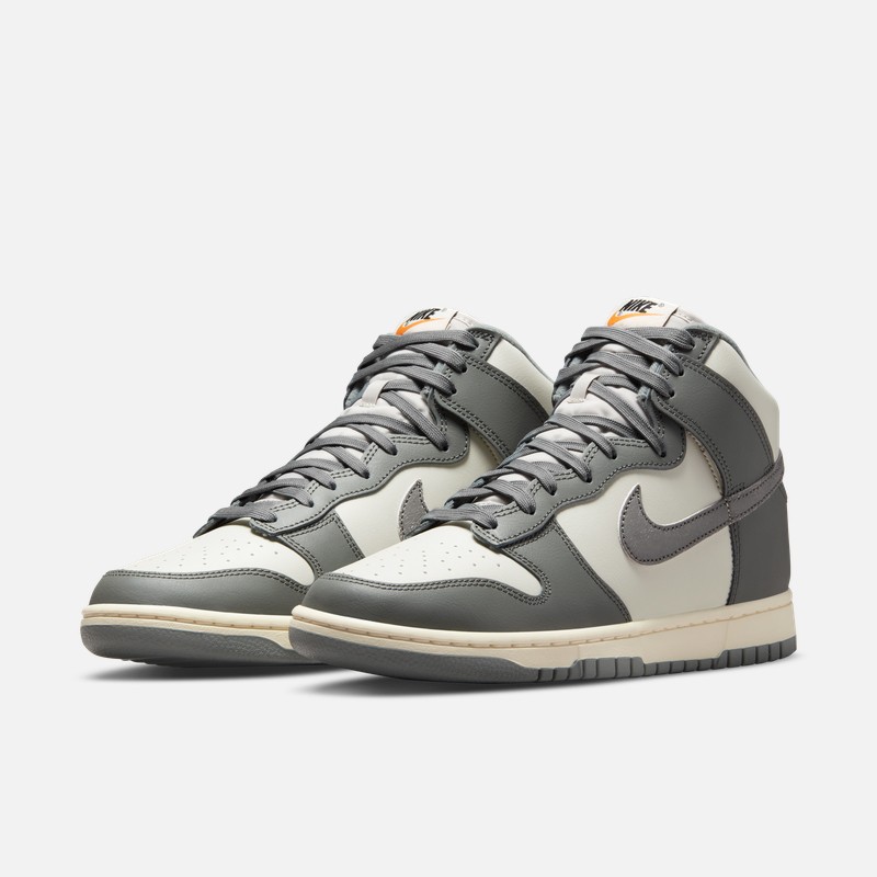 耐克nike dunk high浅骨色 烟灰 男子复古高帮休闲板鞋 dm0582-001 39