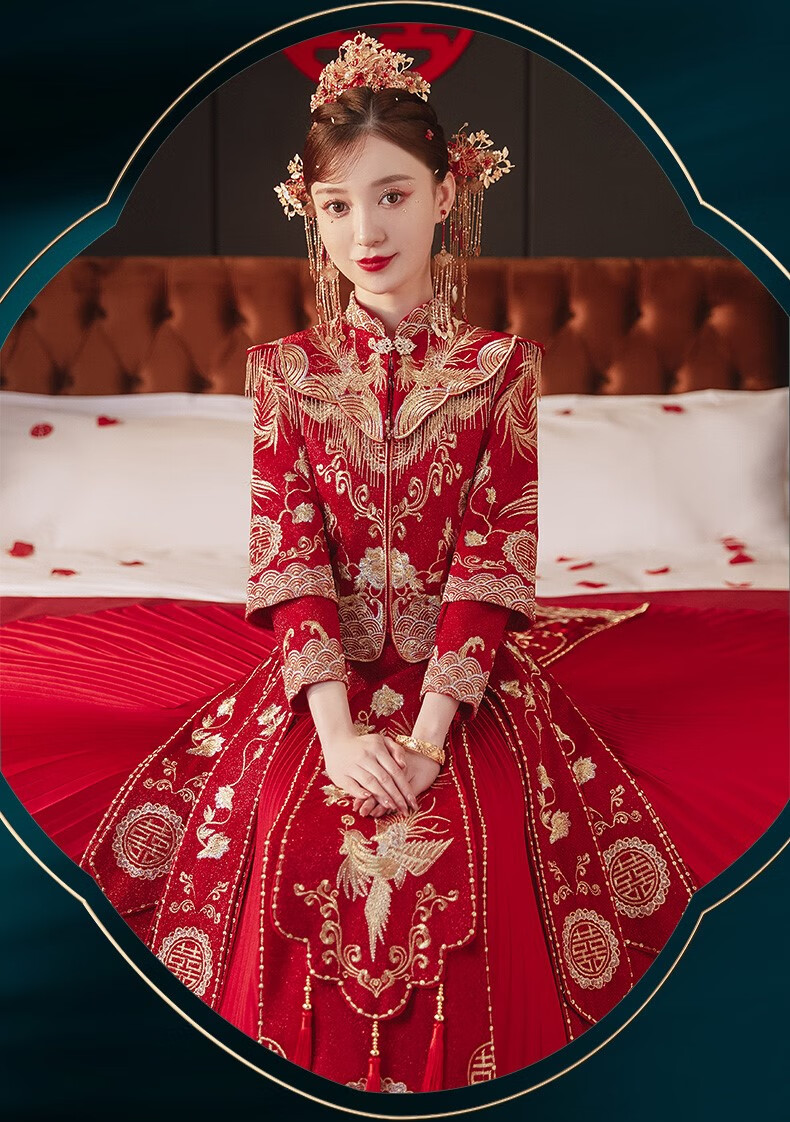 nrkm 高端轻奢品牌女士秀禾服秀禾服新娘款中式结婚婚服秀和服敬酒服