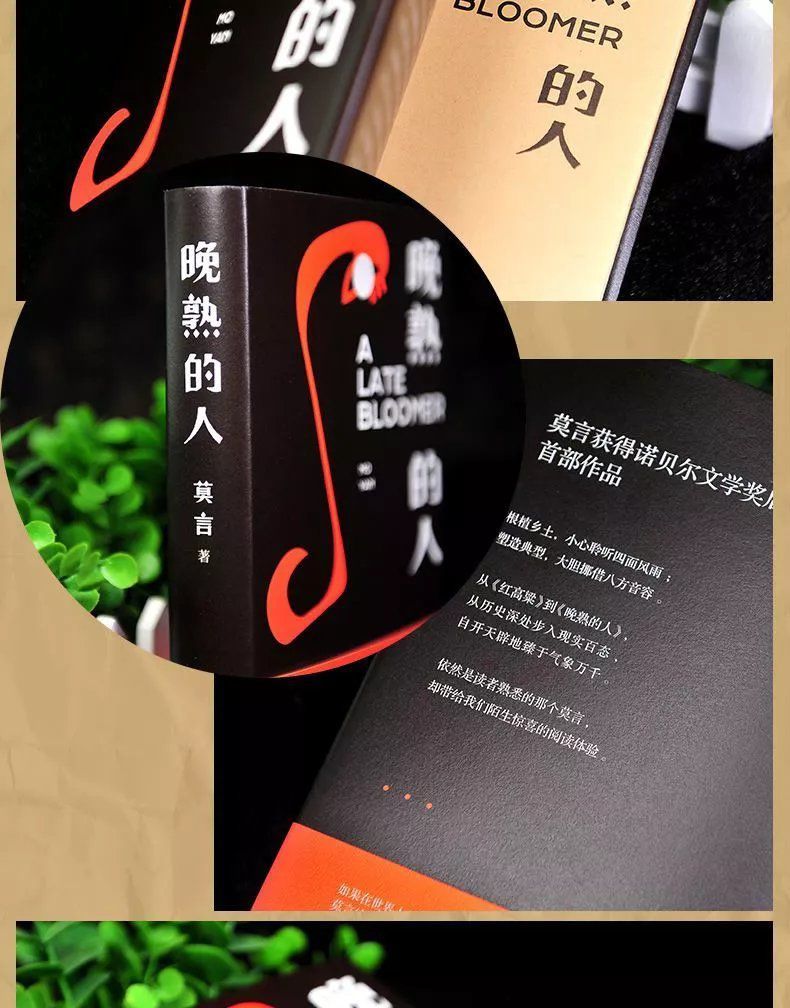 现货速发 晚熟的人莫言的书诺贝尔文学奖后 首部文学小说作品书籍