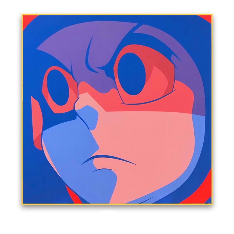 潮流挂画日本动漫aokizy装饰画潮牌工作室客厅儿童房墙面卡通壁画