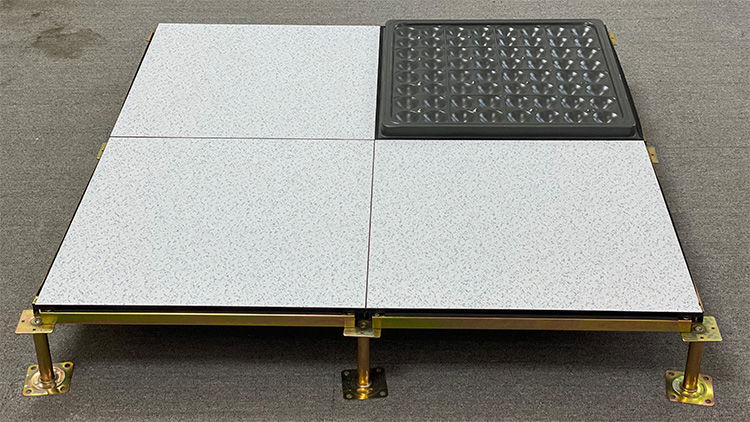 防静电地板600600机房架空全钢通路活动地板网络pvc陶瓷面40厚陶瓷面