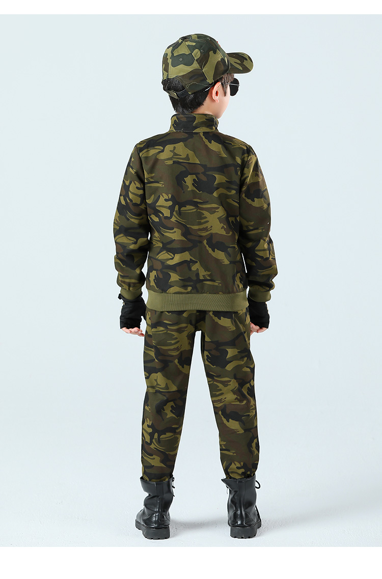 迷彩服套装特种兵儿童加厚加绒男童军装秋冬款加厚冬季冬装解放军23加