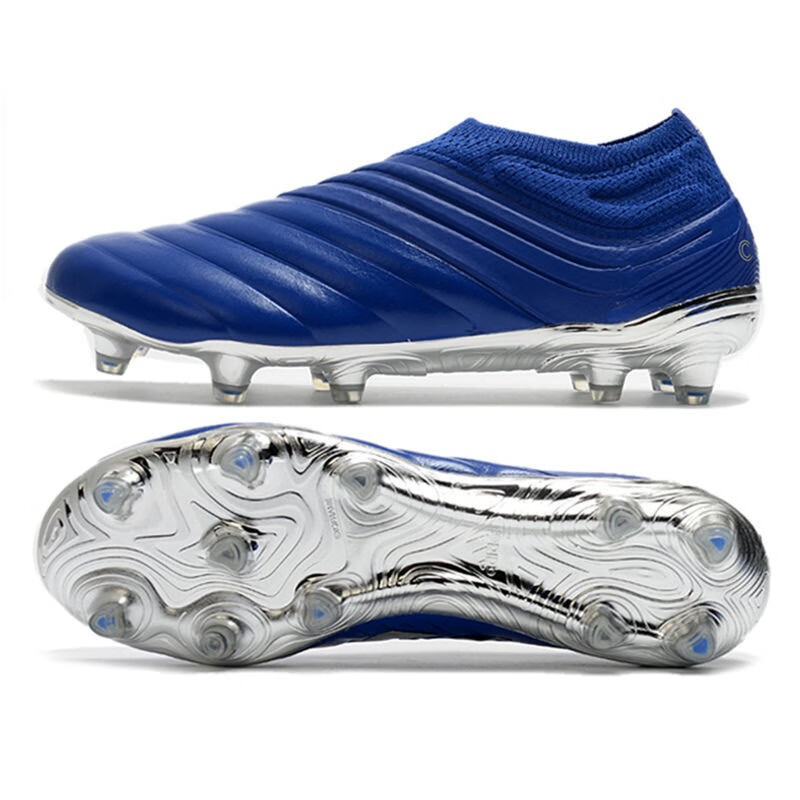 耐尅联名迪巴拉针织白桔20fg钉足球鞋copa20长钉袋鼠皮天然草足球鞋