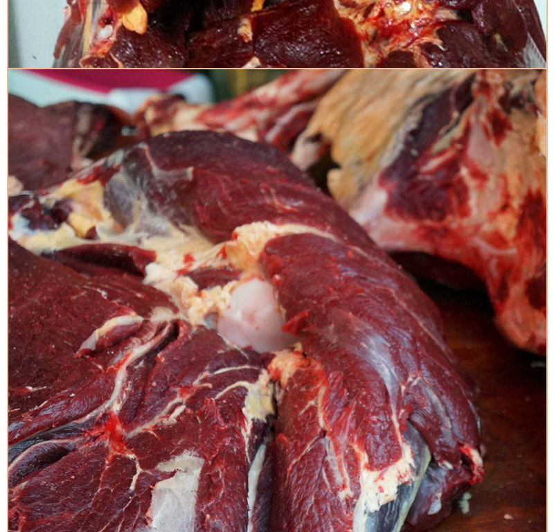 山正宗牦牛肉青海祁连新鲜每日现宰牛腿肉牛前腿肉生鲜耗牛肉 罗莫