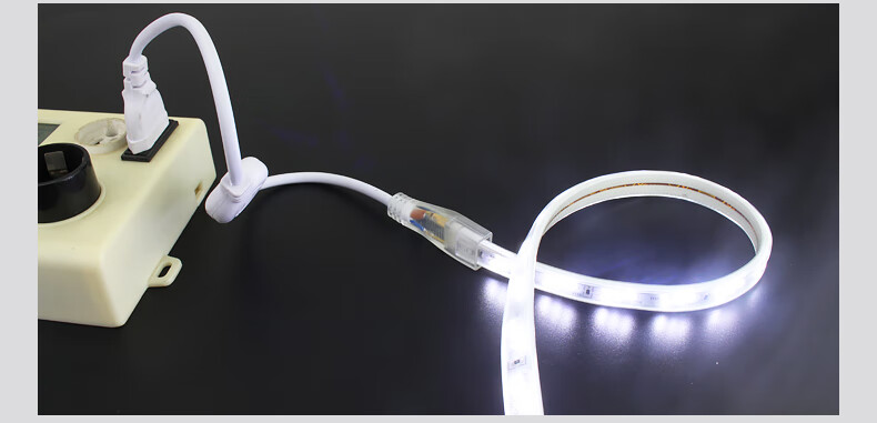 高压led灯带配件电源插头对接头插针线条灯光带连接安装接头 灯带插针