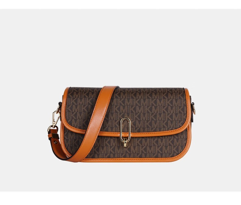 michael&kilans质感小众2022流行新款包包韩系感百搭经典出行 咖啡色