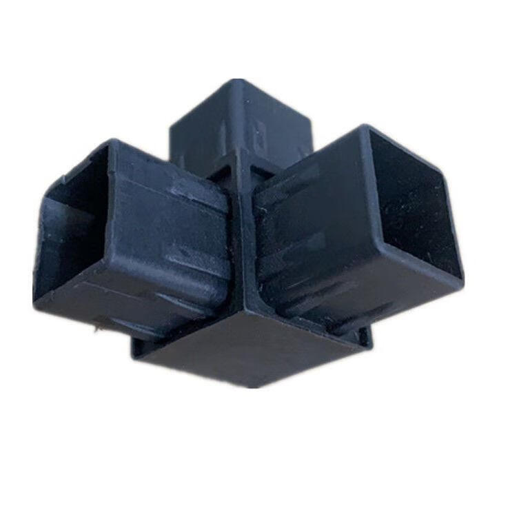 30*30角码三通方管连接件铝合金方管转角弯头塑料接头广告架三通 30*