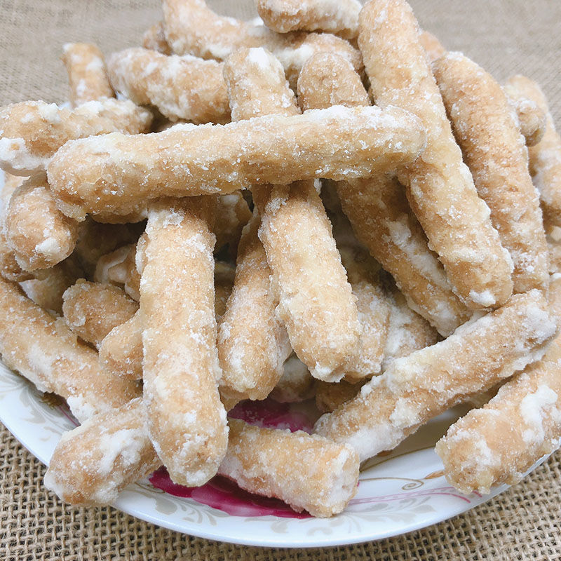 儿时怀旧味道兰花根传统糕点零食老式花根零食1斤1斤