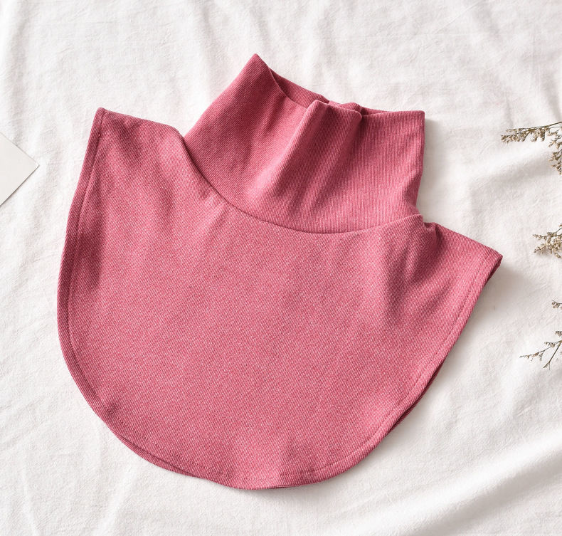 韩版女假领护颈针织领高领围脖假领保暖秋冬内搭领神器高领假领子兴班