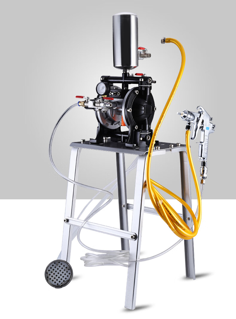 a10气动隔膜泵耐腐蚀涂料油漆喷枪喷漆枪a15增压泵不锈钢隔膜泵a10