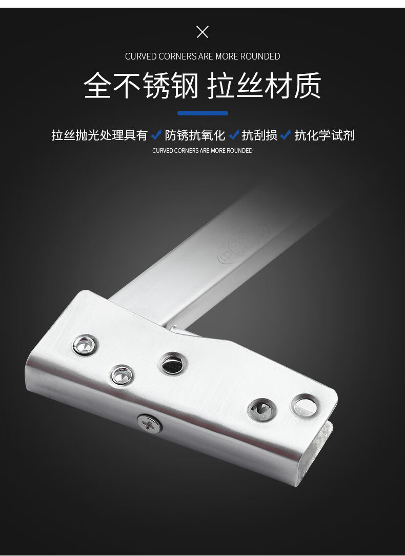 慕帆(mufan)防火门顺位器双开门顺序器消防门通道门顺门器不锈钢开门