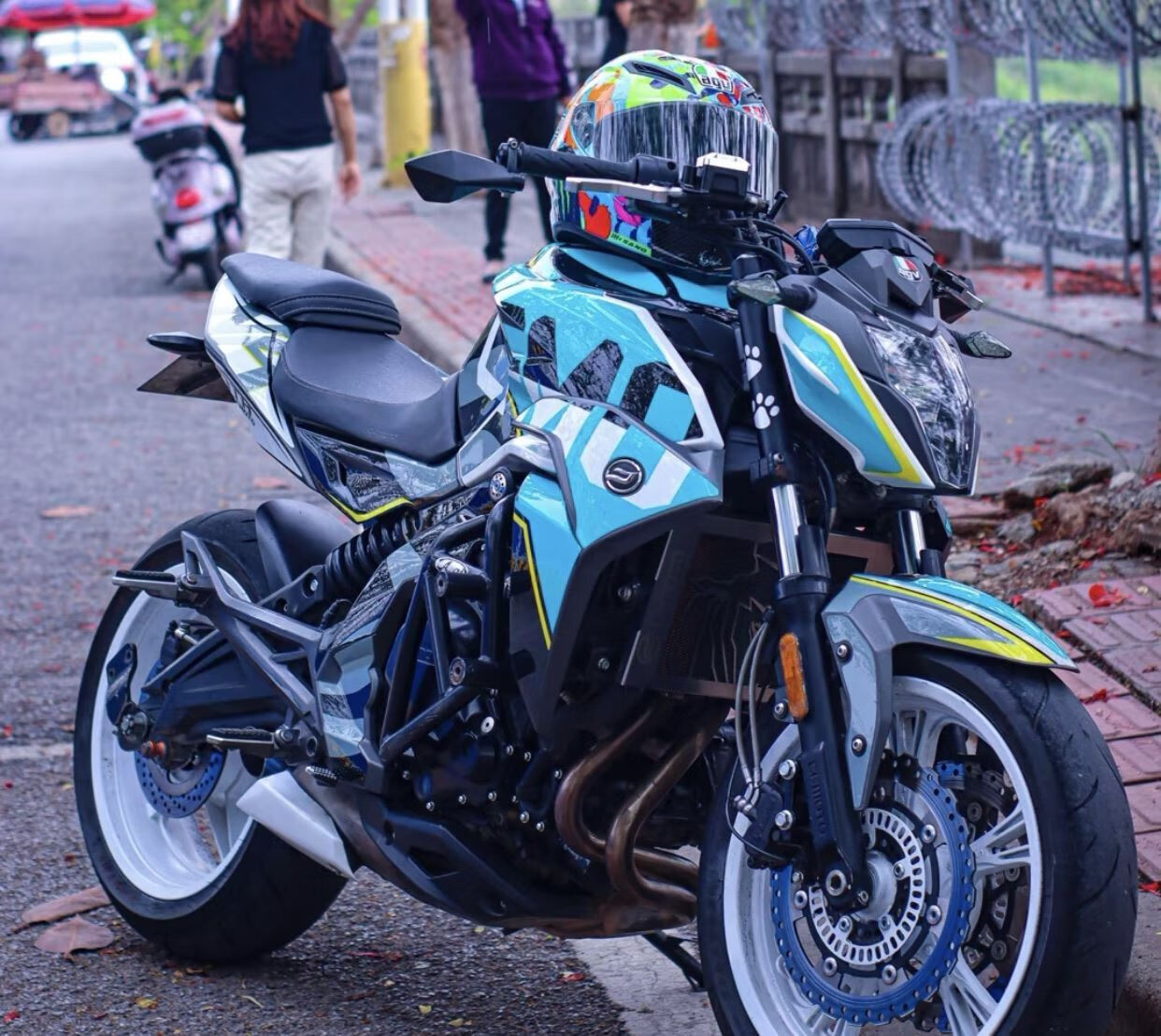 适用春风400nk650贴花版画全车贴纸车身贴拉花保护贴膜改装个性贴