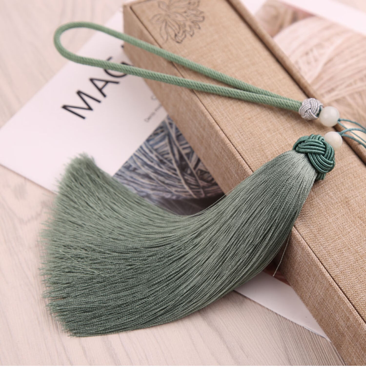 欧凯伦中国结流苏穗子手把件组合精致菠萝帽真丝吊穗高档古风车挂吊坠