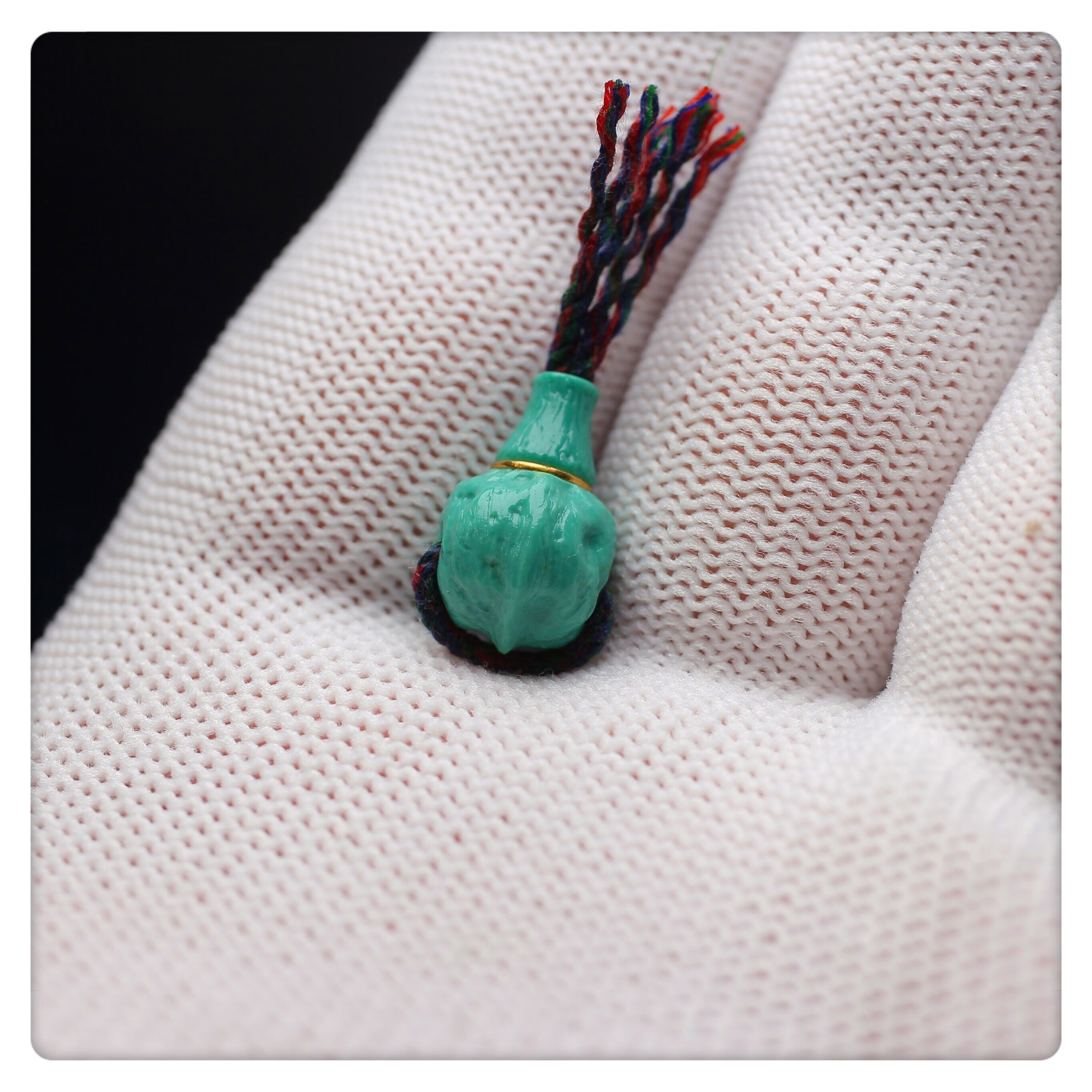 韩莹 百香籽 柏香籽 复刻 三通 佛头 各类配珠配饰七夕节礼物 1号无相