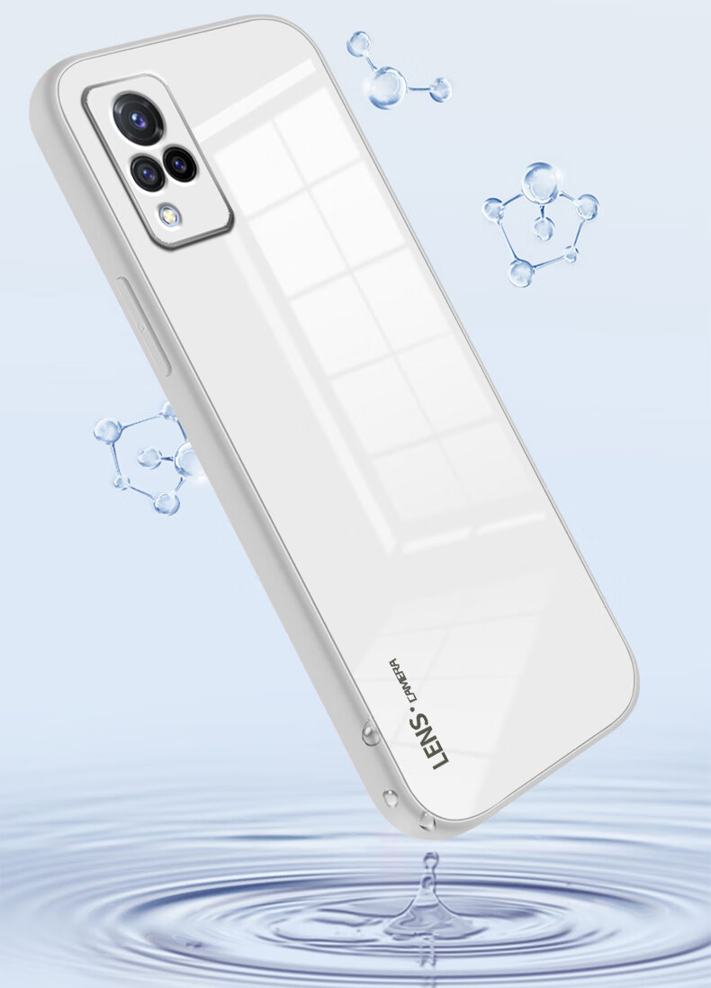 迅卡凡vivos9手机壳vivos9玻璃潮牌维沃s九钢化镜面vivo新款硬壳高档