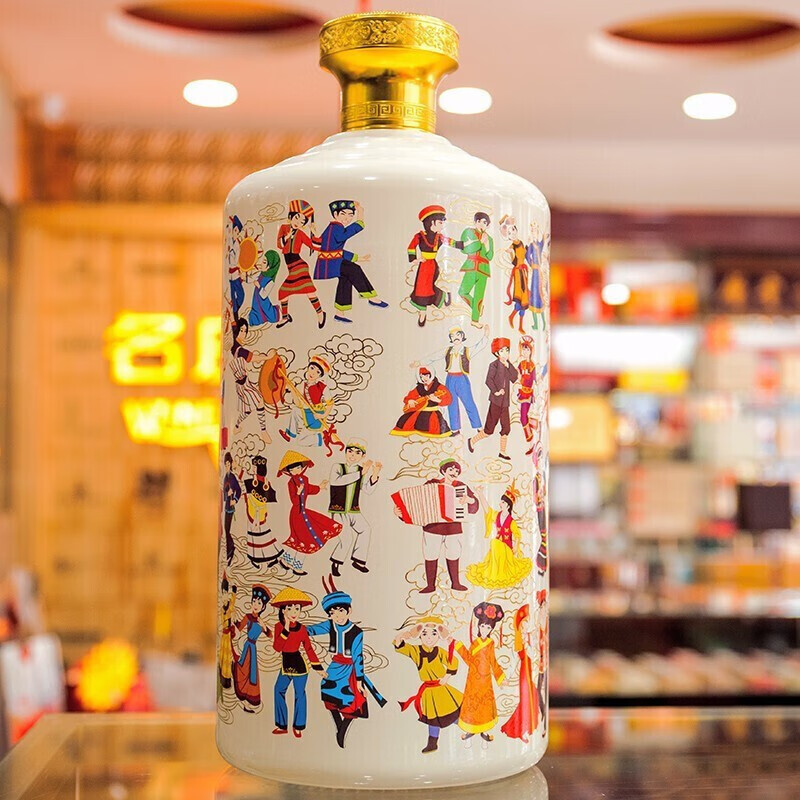贵州茅台集团习酒民族大团结酱香型53度白酒6000ml1瓶装收藏摆件送礼