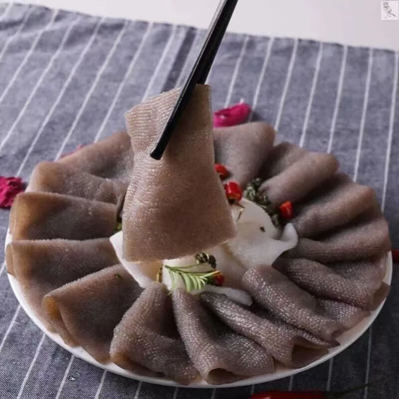 素毛肚魔芋黑毛肚爽脆涮火锅串串香麻辣烫钵钵鸡包装素肉食材 魔芋