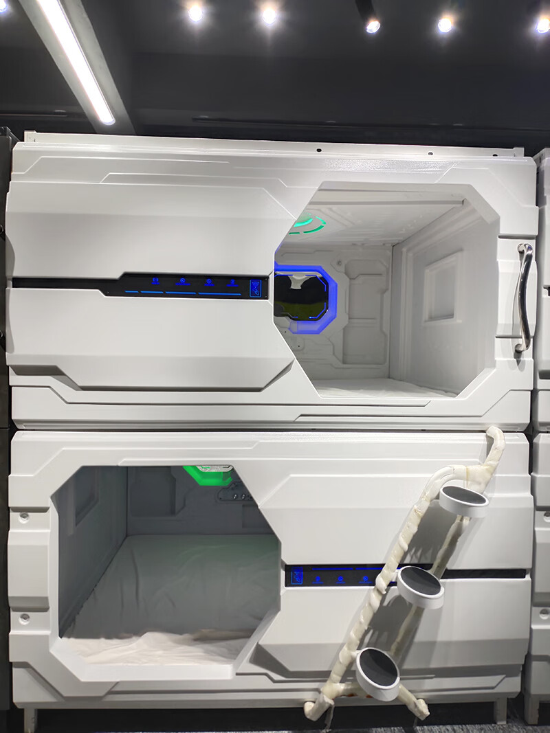 太空舱胶囊床现代简约太空号系列太空舱睡眠床智能款酒店双人大床宾馆