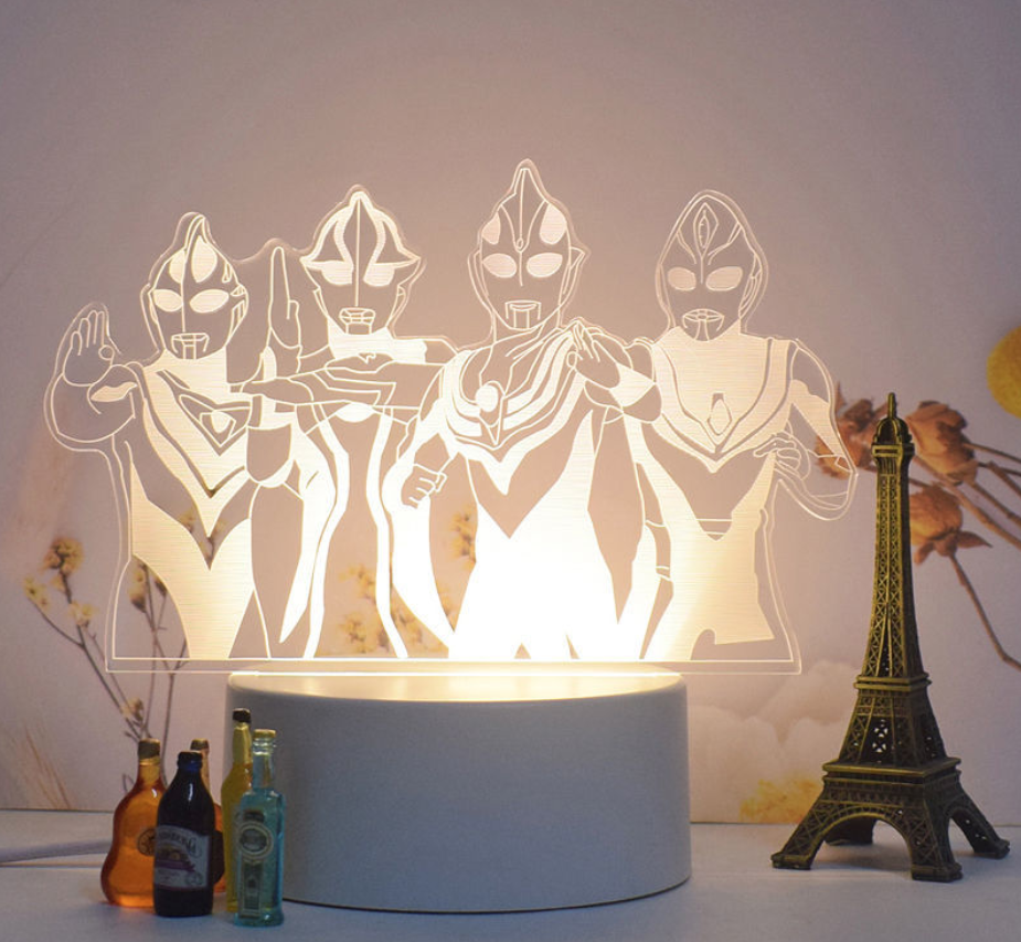 奥特曼磁悬浮 创意小夜灯迪迦神光棒儿童玩具 男朋友生日礼物 男生