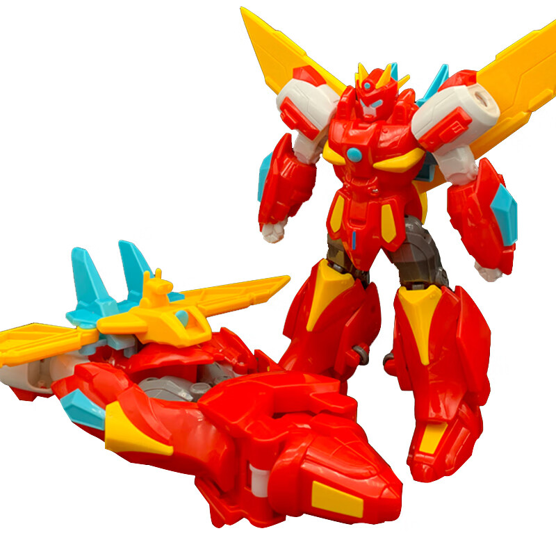 机车侠豪华版变形机车男孩儿童玩具五合体套装甜心 豪华版五合体机车