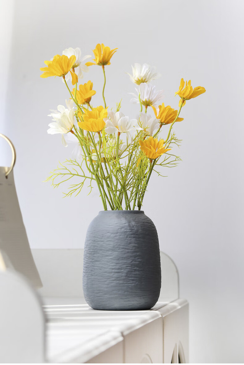 豹点陶瓷花瓶干花插花现代简约创意水养现代北欧客厅餐桌家居装饰摆件