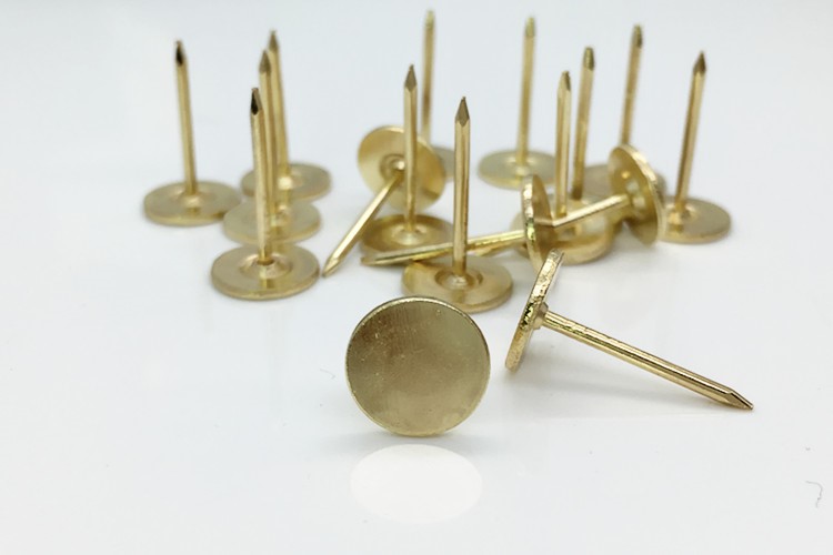 软包图钉摁钉不锈钢大头钉打孔安全家用水泥钢钉加长平头钉大号耐