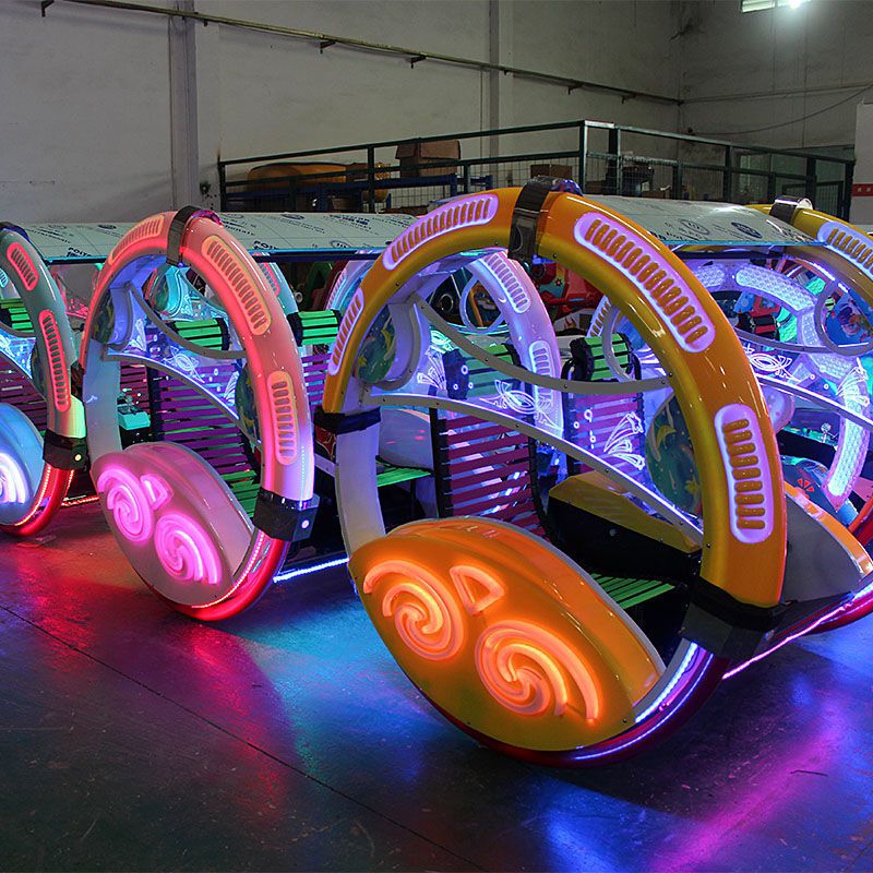 双人座乐吧车逍遥车双人碰碰车儿童电动游乐车商场广场游乐设备【图片