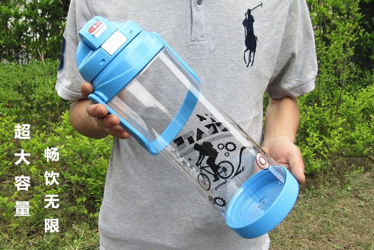 大茶杯3000毫升太空杯超大容量水杯便携塑料运动户外水瓶大号泡茶杯子