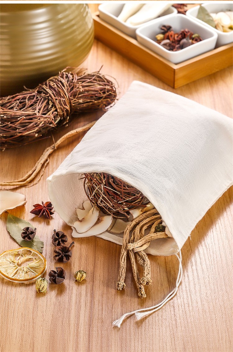 过滤袋卤料佐料袋泡茶叶包袋煲汤袋纱布袋中药袋炖2530cm中药材煎药袋