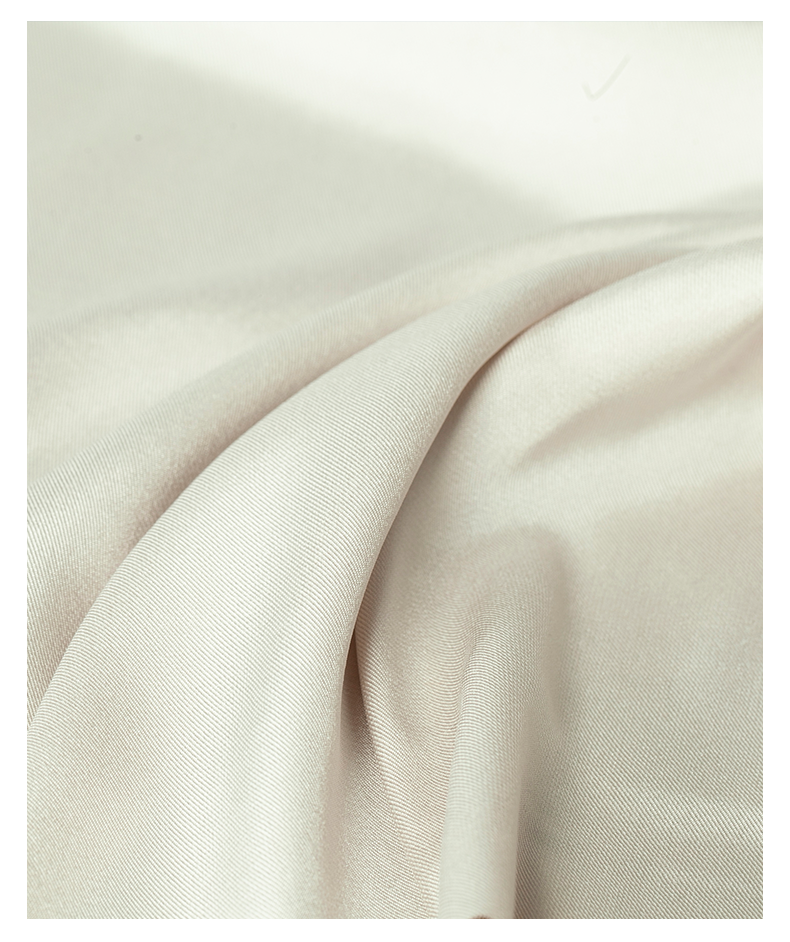 煊缎24姆米重磅真丝布料米白色桑蚕丝弹力吊带裙衬衫面料diy夏季服装