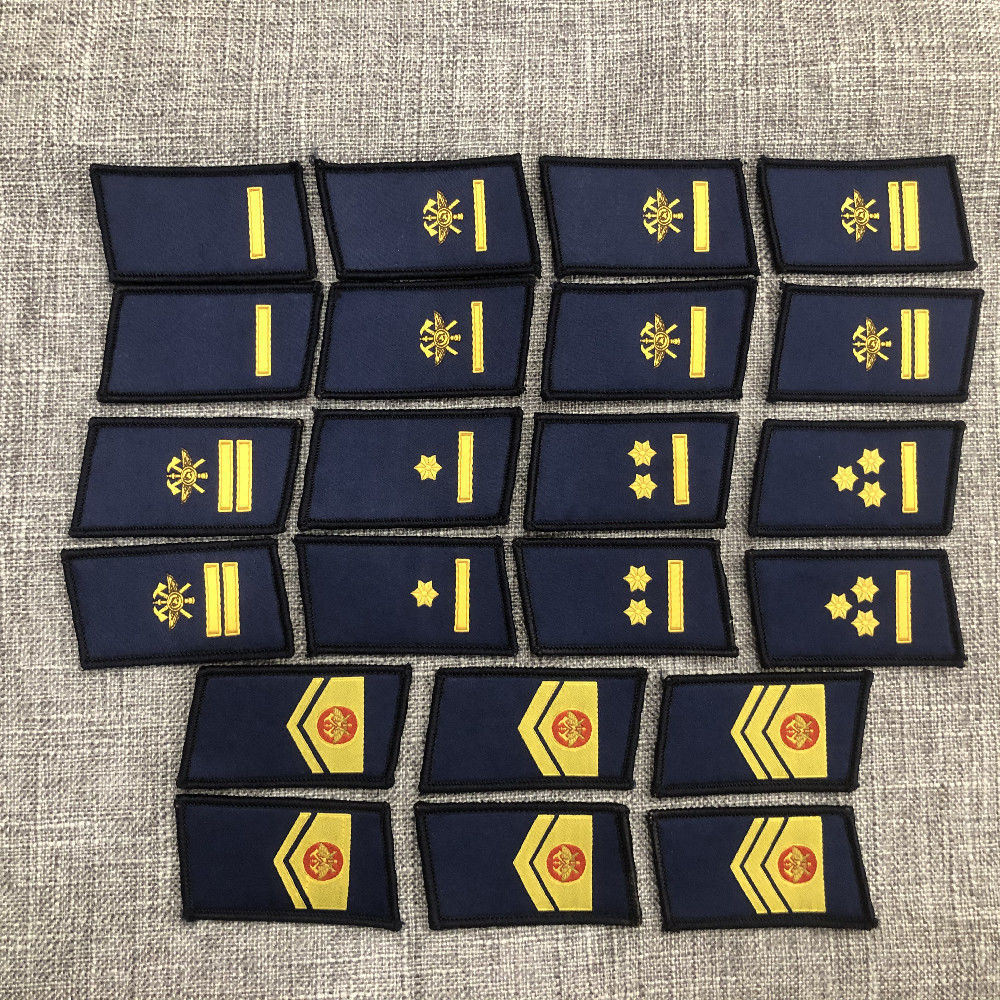 樱安娜 中国消防救援专职备勤服大号领章衔消防员标志配饰臂章胸徽