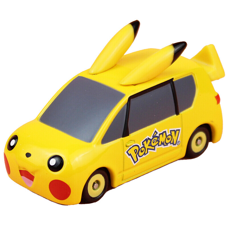 定制takaratomy多美卡合金玩具小汽车模pikachu-car皮卡丘精灵宝可梦