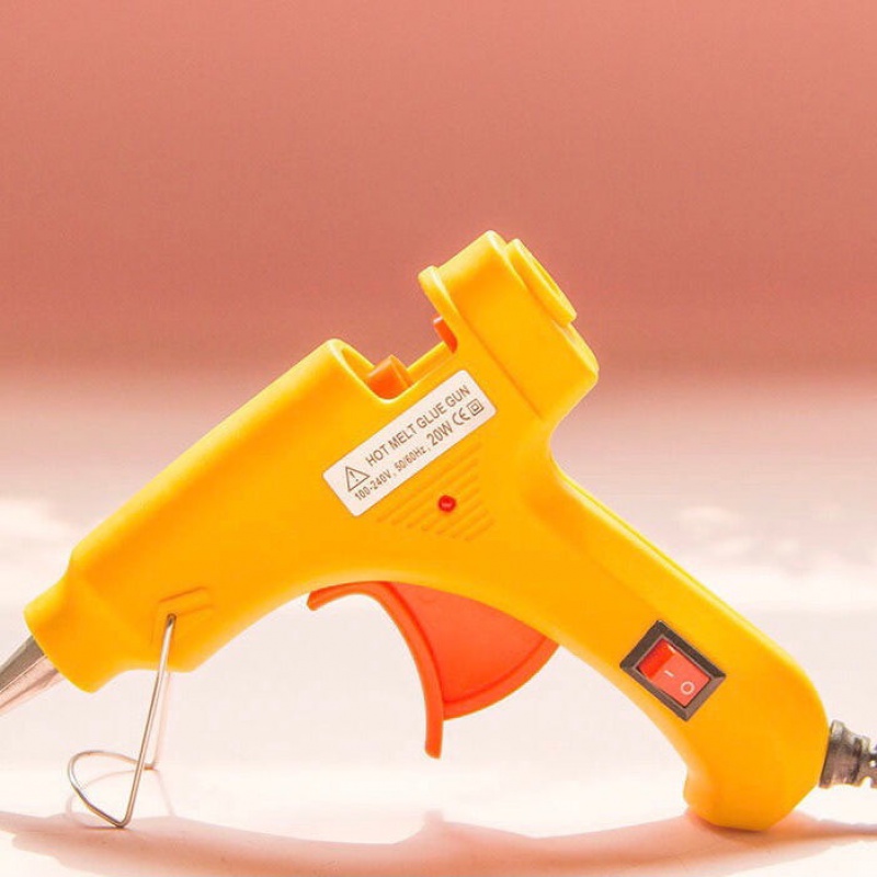 热熔胶枪家用手工diy通用型热熔胶棒儿童学生迷你热熔胶枪20w胶枪赛德