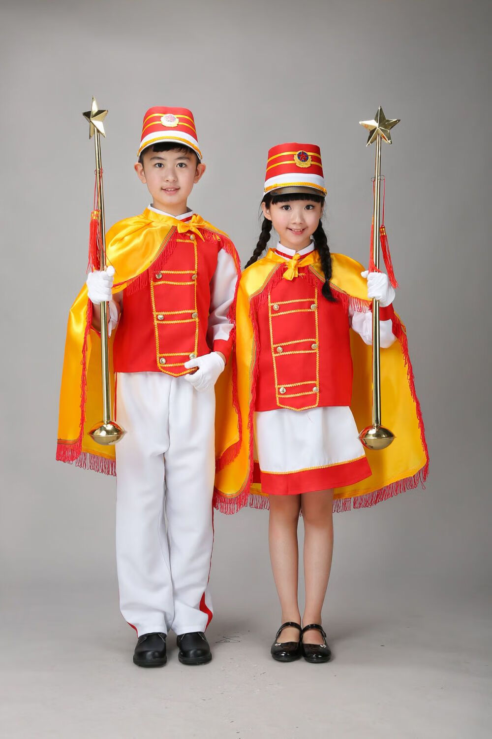 【价保30天】儿童鼓号队服装演出服男女中小学仪仗队鼓乐队表演升旗手