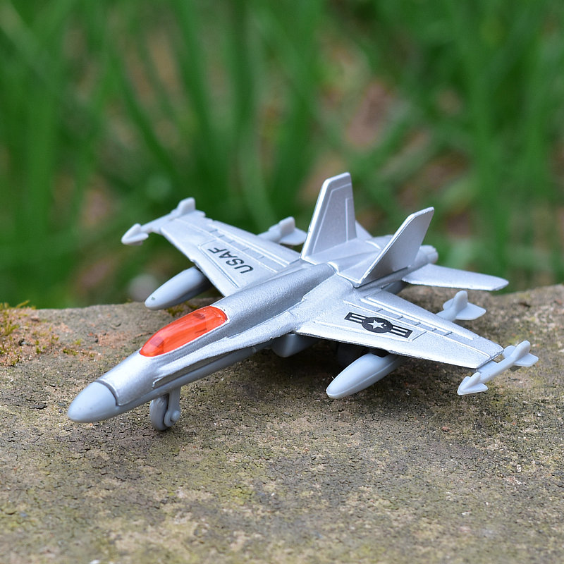 定制迷你合金摆件直升机模型儿童玩具小飞机战斗机军事航天沙盘ec135
