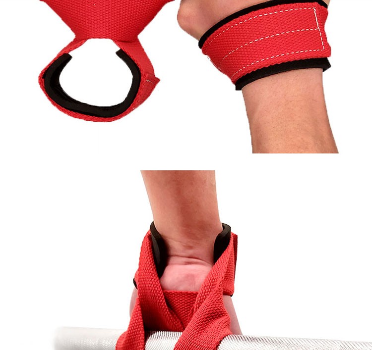 单杠大回环防脱保护带 护具引体向上硬拉健身助力带 咖啡色 s号(手腕