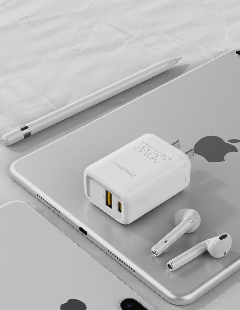 品胜充电器头20w快充pd适用苹果华为小米vivo20w全兼容快充头usbtypec