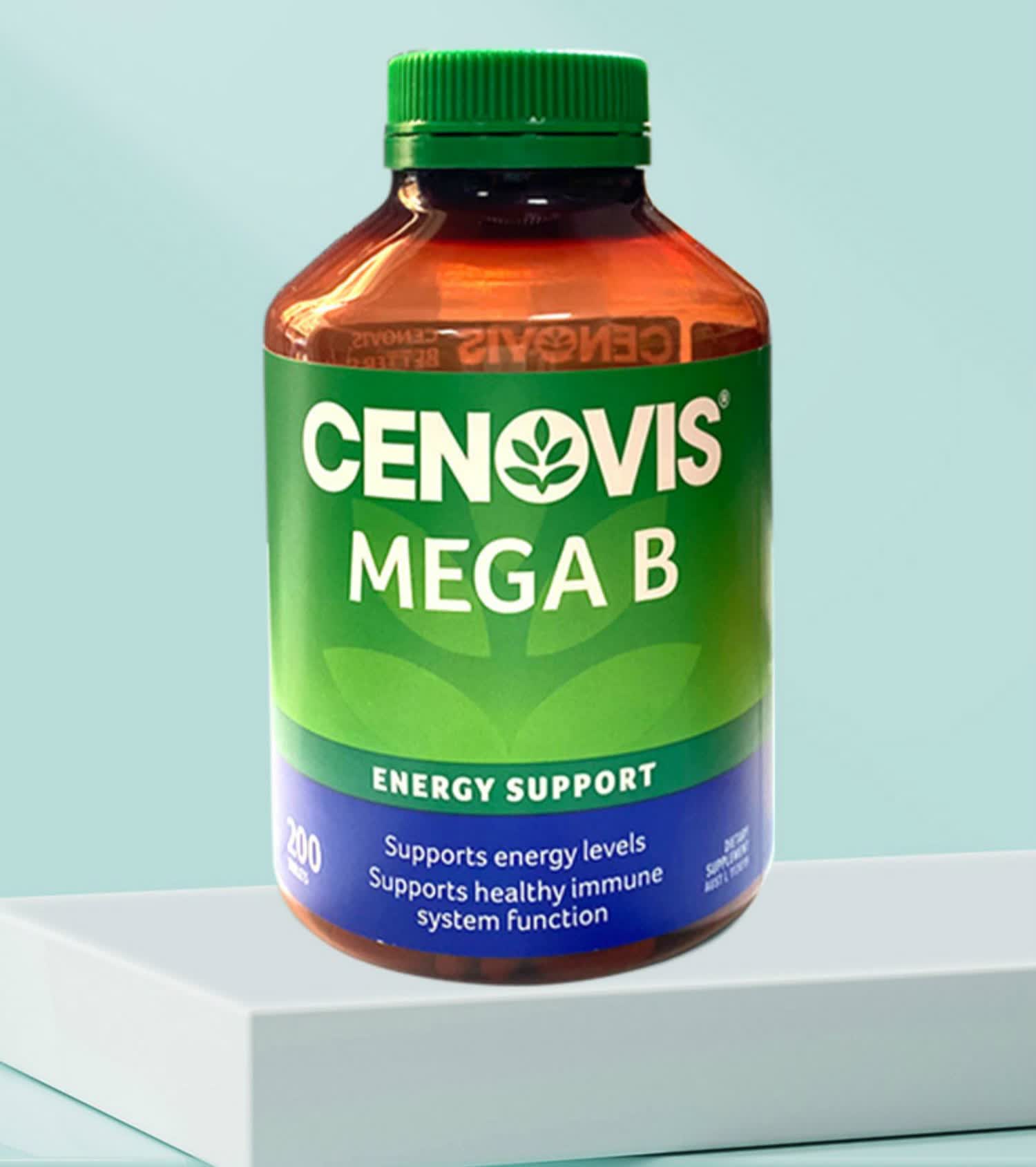 澳洲圣诺cenovis萃复合维生素b族片生物素肌醇vb200片b3b6b12 浅黄色