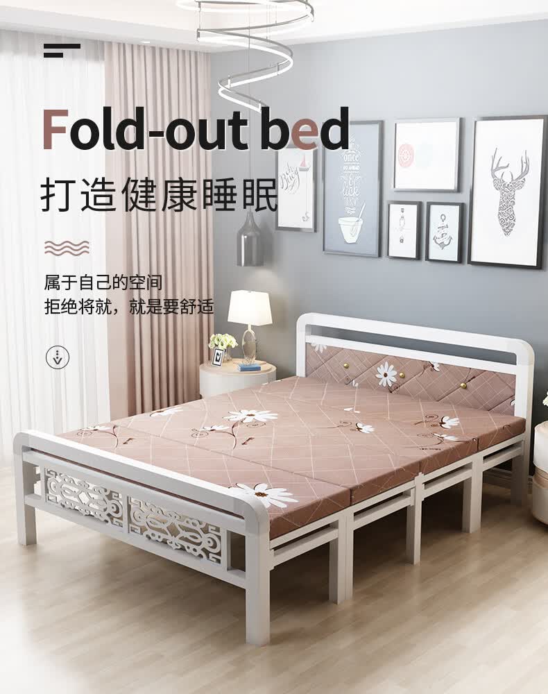 挠痒痒刑床 折叠床单人床办公室午休神器家用出租屋简易床双人午睡