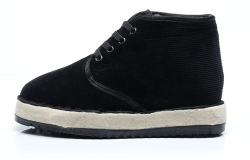 东北羊毛毡子大棉鞋男厚底四眼系带老式棉鞋加厚防寒保暖毡底鞋女品质