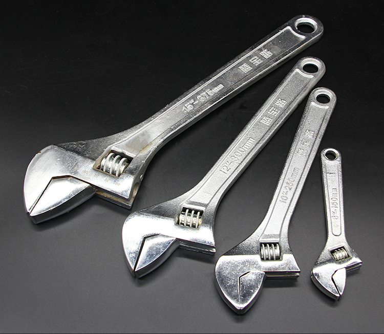 多功能活口扳手12寸大开口扳手活动扳手8寸活络扳手10寸250mm长开口