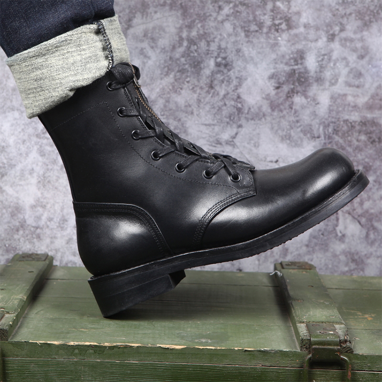 3516厂冬羊毛78式飞行靴皮拉链飞行员棉皮靴加绒保暖高帮毛皮鞋品质