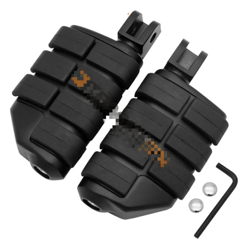 适用于定制摩托车配件适用龙嘉v途250v霸v咖lj250v改装前脚踏板前脚蹬