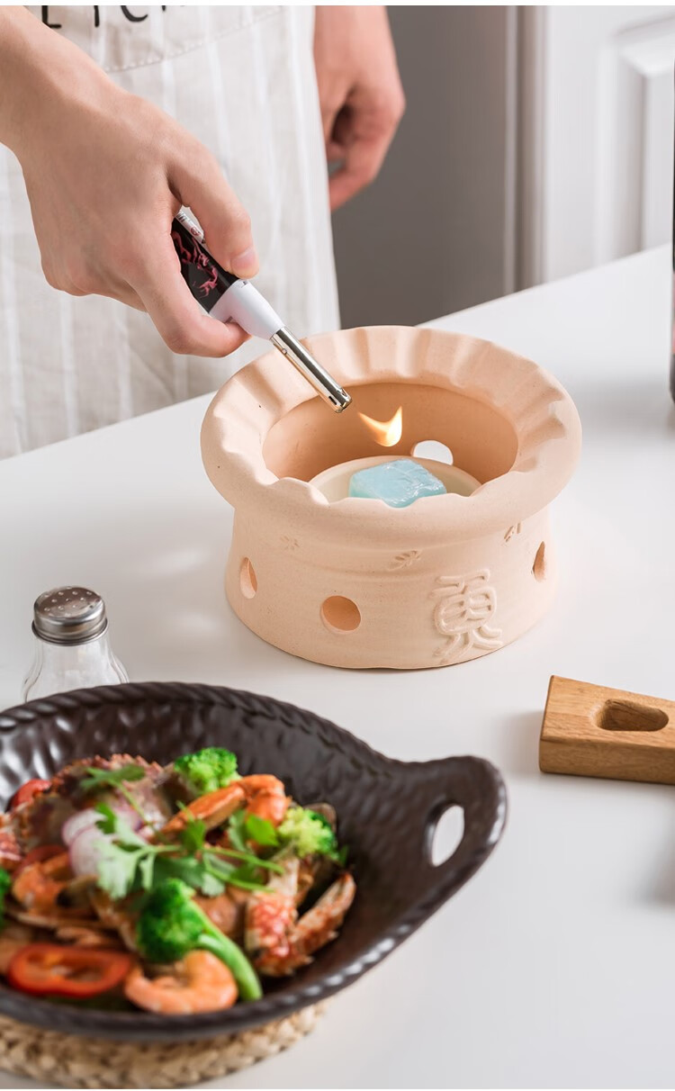 库彤(kutong) 干锅锅具专用锅套装商用饭店餐厅酒店炉子固体酒精炉