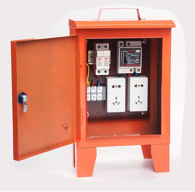 220v32a建筑工地便携式三级工地箱户外防雨移动临时配电箱可订制soumi