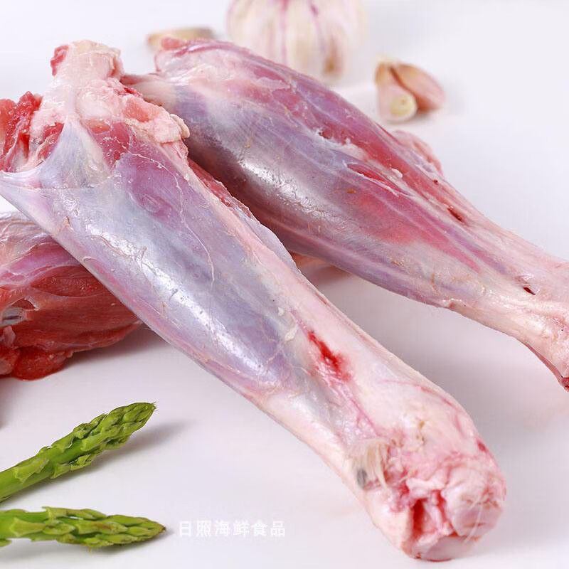 顺丰清真鲜羊小腿羊后腿新鲜羊肉棒骨烧烤食材烤羊腿棒带骨羊腱子 羊