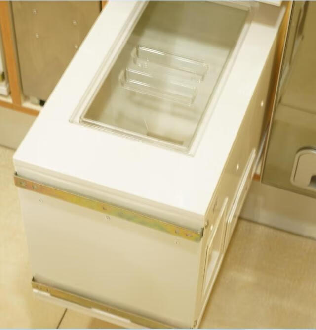 悍高米桶米面双用储米箱连门式抽拉式米缸面桶米柜阻尼轨道bt302连门