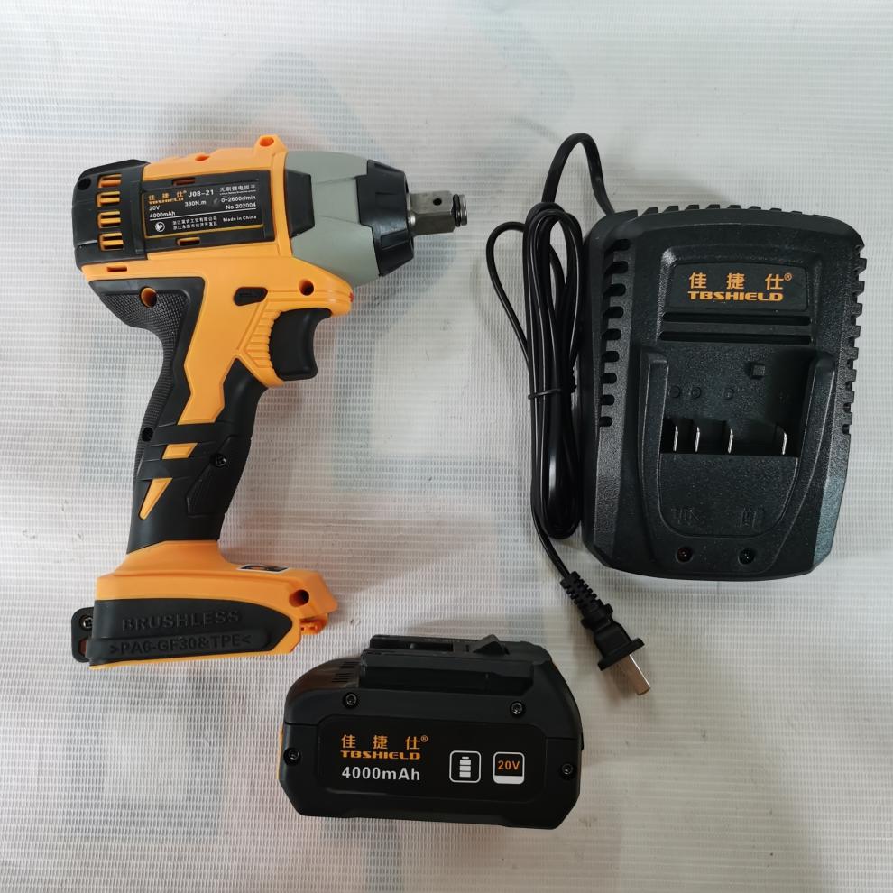 j09-21v电动扳手充电器无刷冲击扳手电池机身配件` 佳捷仕j08-21充电