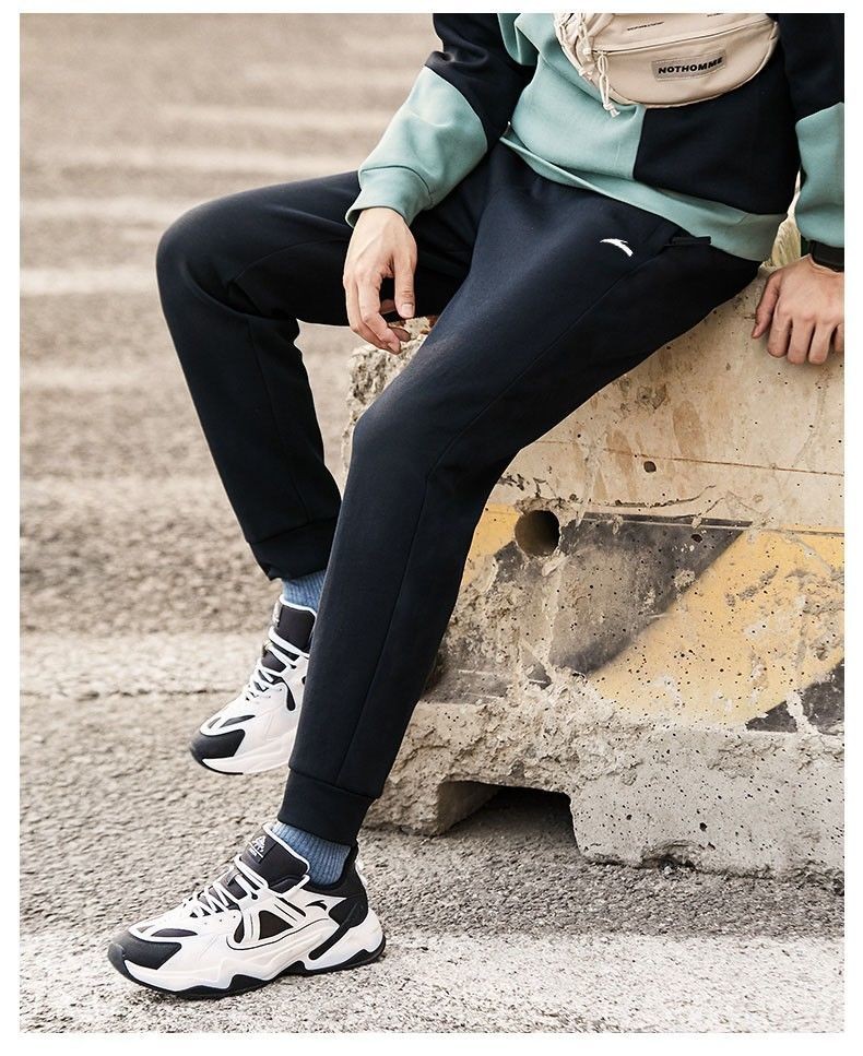 安踏休闲裤男裤子运动裤春秋季男士篮球跑步束脚夏天卫裤官方旗舰基础