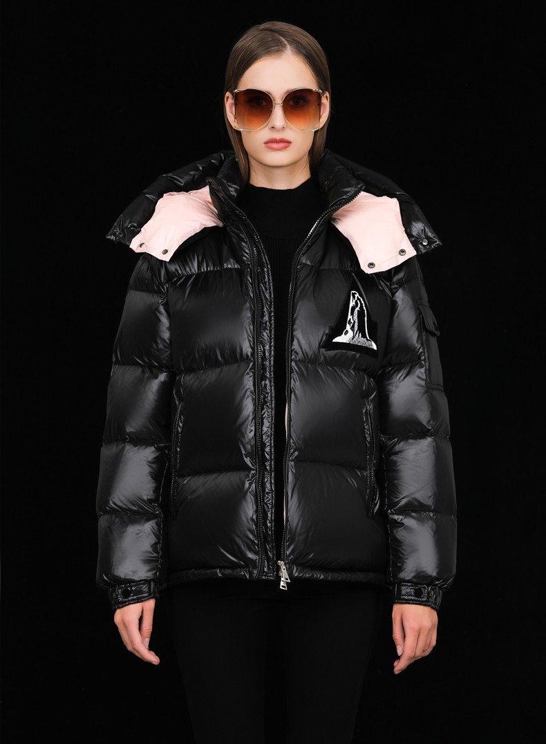 蒙口专柜2021冬季新款羽绒服男女情侣款短款加厚连帽宽松面包服外套潮